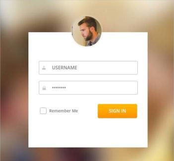 HTML & CSS Animated Login Form Template