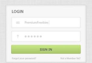 HTML Coded Login Form Template