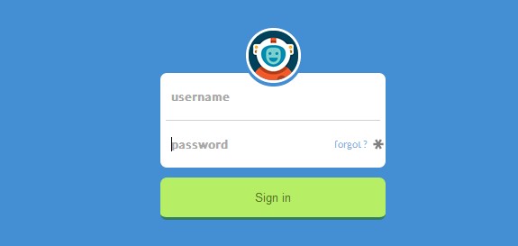 Unique Style For Login