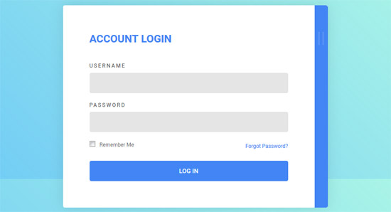 Login Form – Modal