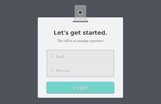 ID Card Login Form