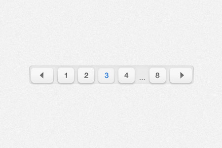 Minimal Pagination PSD