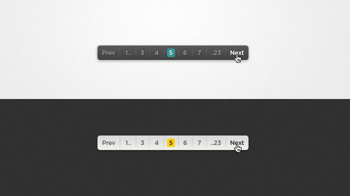 Pagination PSD