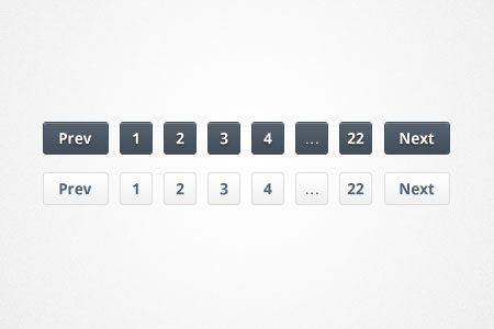 Slick Pagination PSD & CSS