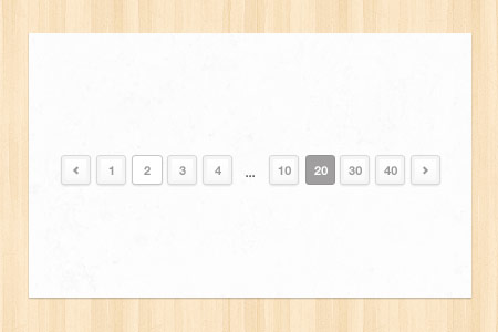 Light Pagination PSD