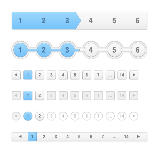 Clean Pagination UI Design