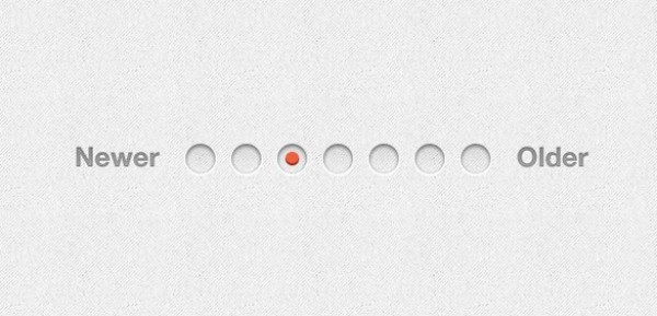 Crisp Clean Round Pagination PSD