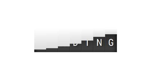 Loading Bars CSS3 HTML5