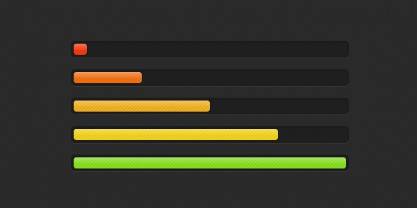 Animated CSS Loading Bars