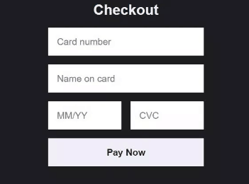 Credit Card Check Out