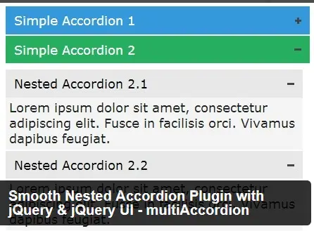 jquery accordion menu