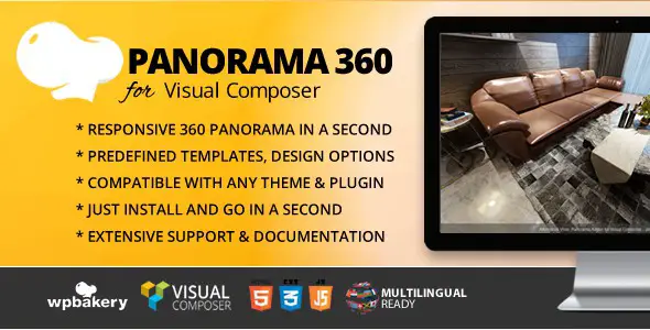 Panorama 360 Addon For WPBakery Page Builder