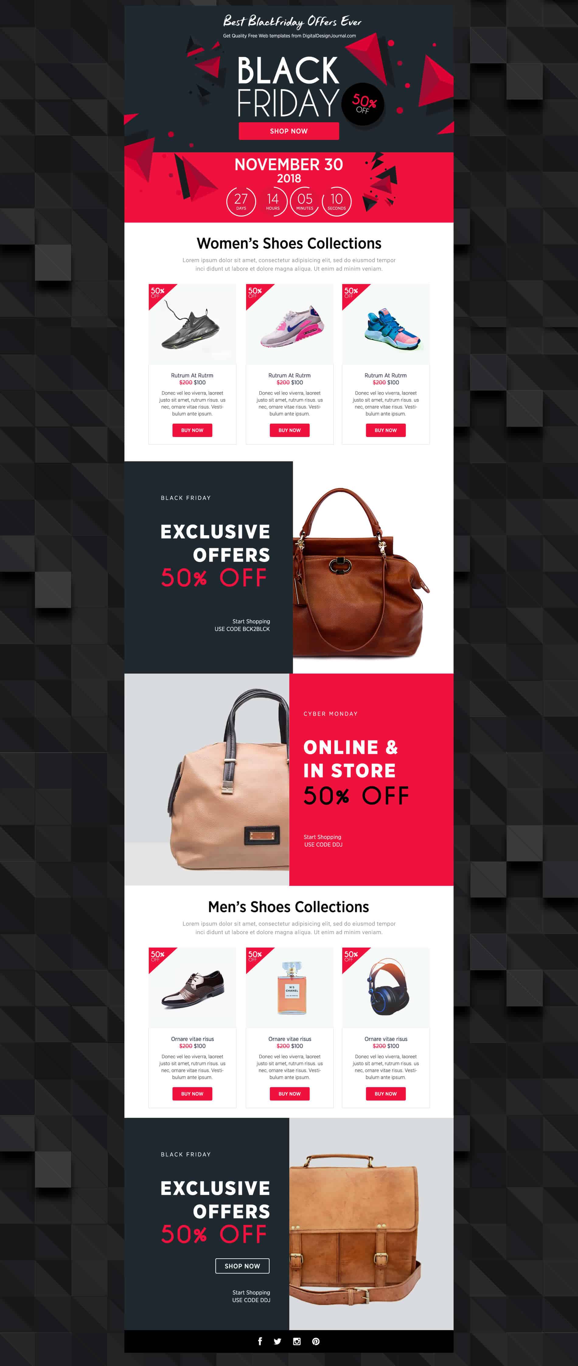 Free Black Friday Landing Page