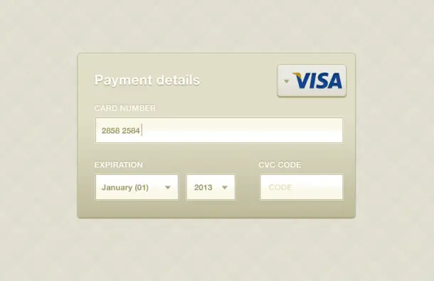 25+ Free Credit Card Payment Form HTML & CSS