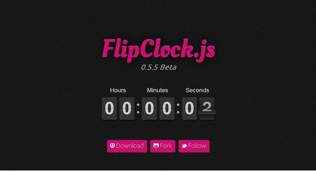 FlipClock.js jQuery Countdown