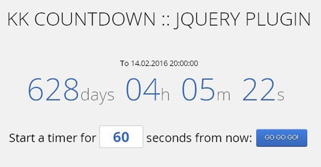 KK Countdown Jquery Countdown Styles