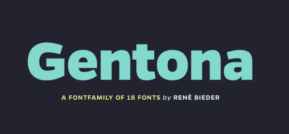 Gentona Font