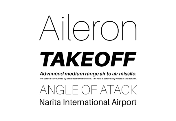 Aileron Font