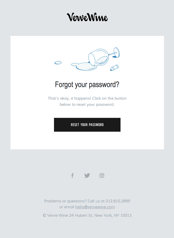 Password Change Notification Email Template