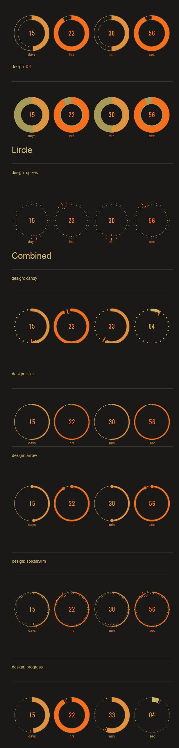 Tempus Jquery Circular Countdown