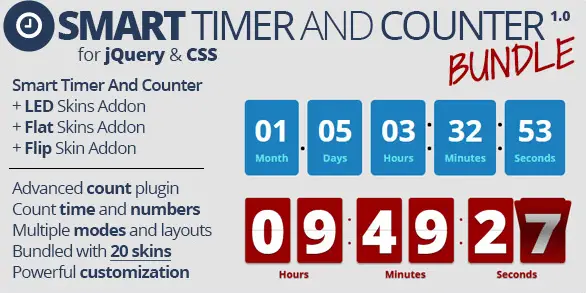 countdown timer without jquery