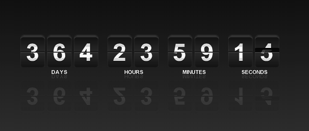 JCountdown Responsive Countdown Timer