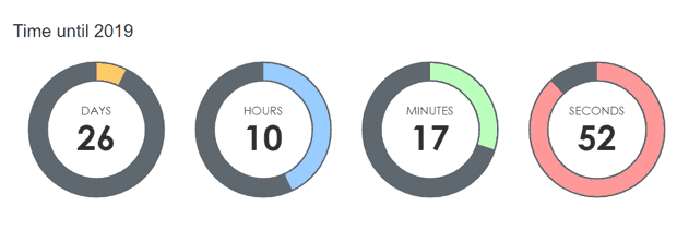 TimeCircles Countdown Timer jQuery