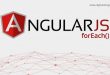 AngularJS forEach() Function