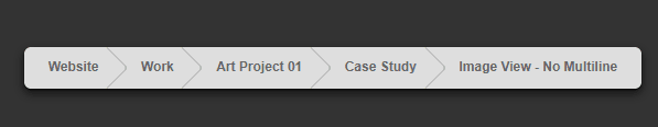 Multi-line Pure CSS Breadcrumb with Arrows