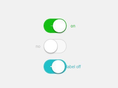 CSS Toggle Switch with Label
