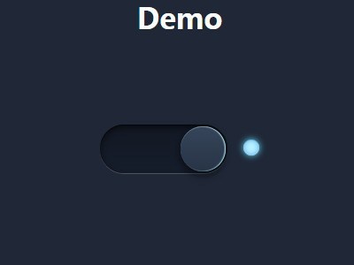 Pure CSS/CSS3 Smooth Toggle Switch