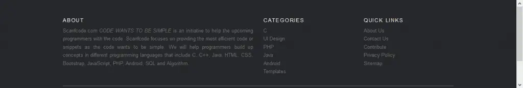 60+ Free Responsive Footer HTML Templates