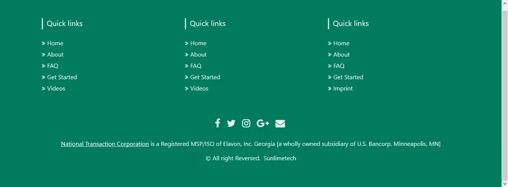 60+ Free Responsive Footer HTML Templates