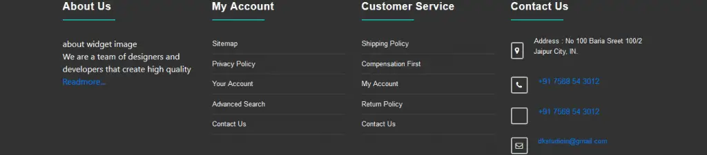 60+ Free Responsive Footer HTML Templates