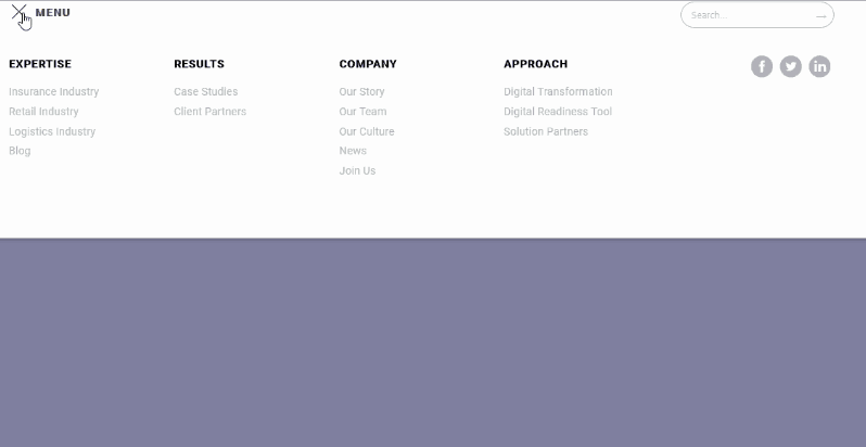 Responsive Horizontally Aligned Menu