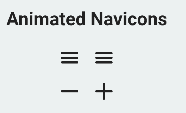 Hamburger Animated Navicons