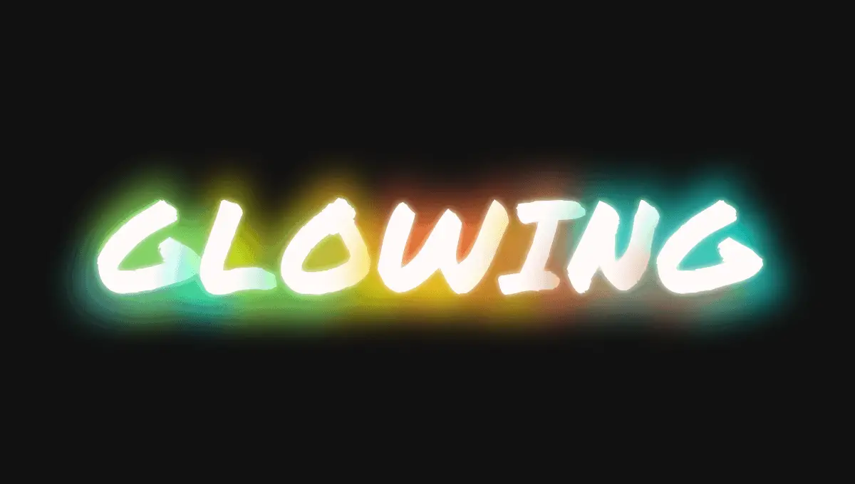 CSS Glow Effect On Hover Glowing Text