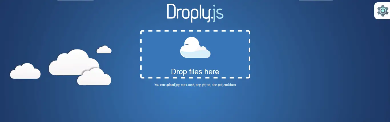 Flexible Droply JS Uploader