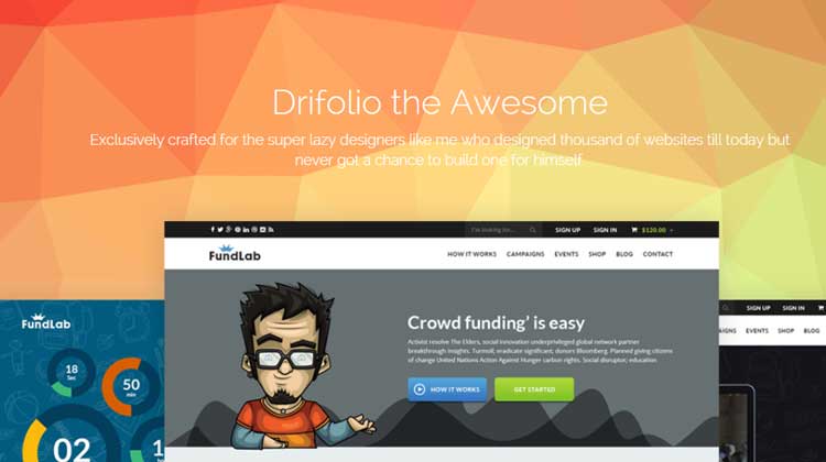 Drifolio-Portfolio-template