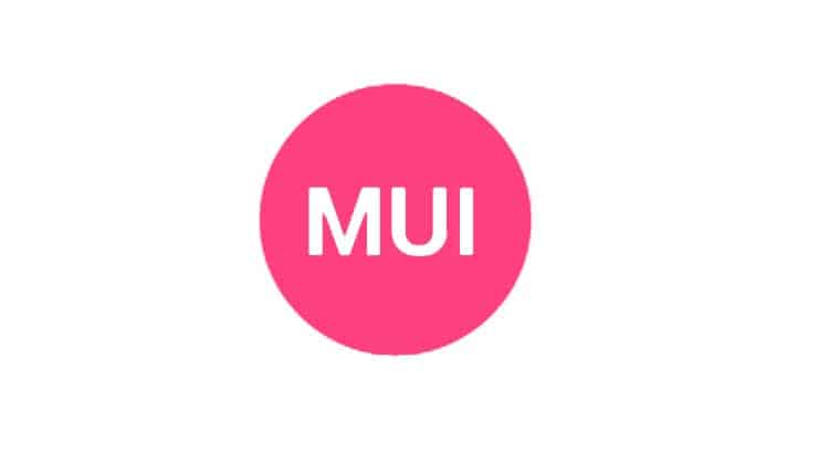 MUI CSS Framework