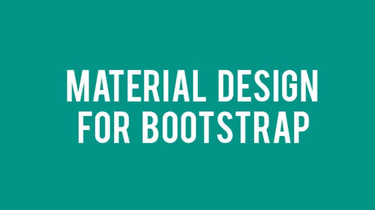 Bootstrap Material Design