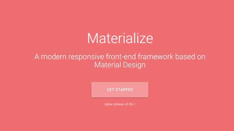Materialize CSS