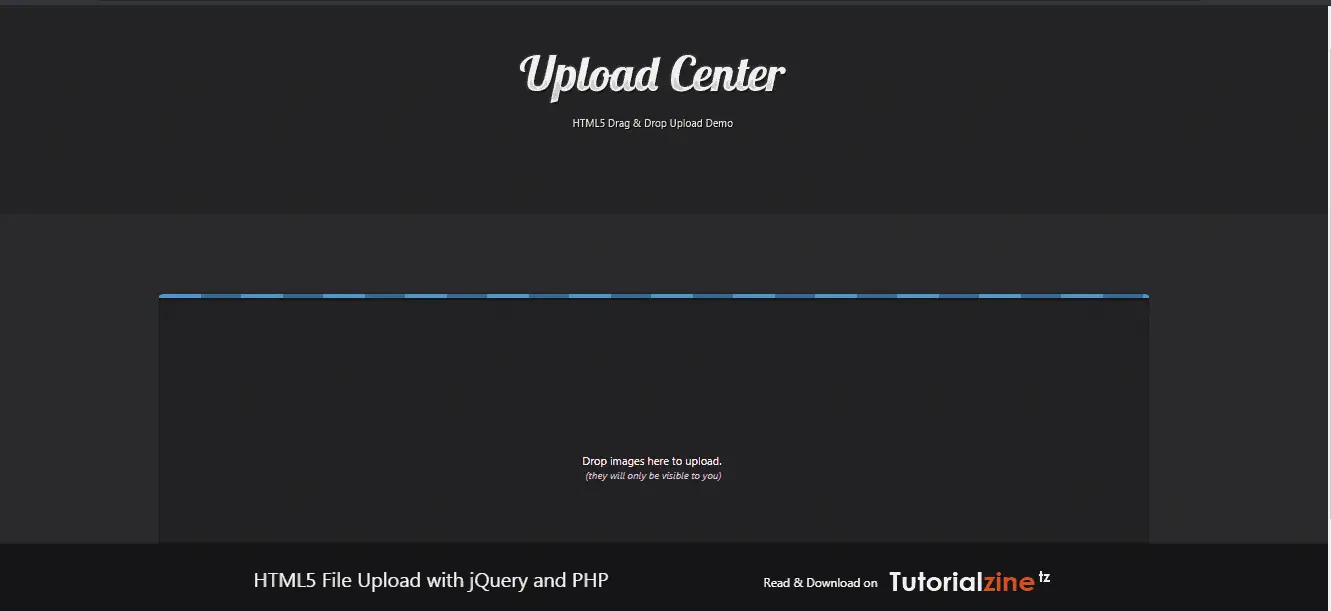 Upload Center HTML5 File Upload with jQuery and PHP