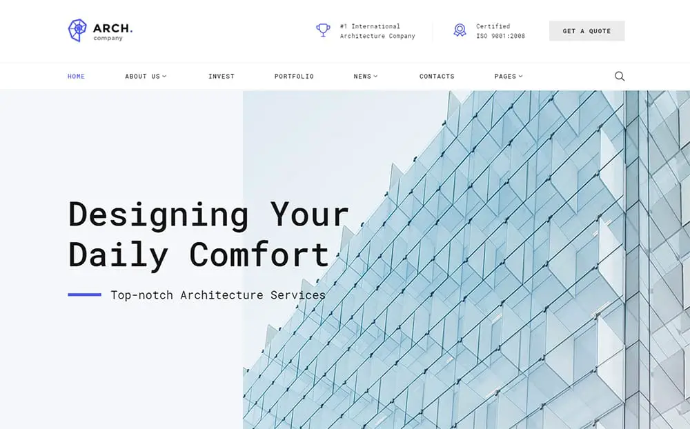 Arch - Architecture Company HTML5 Theme