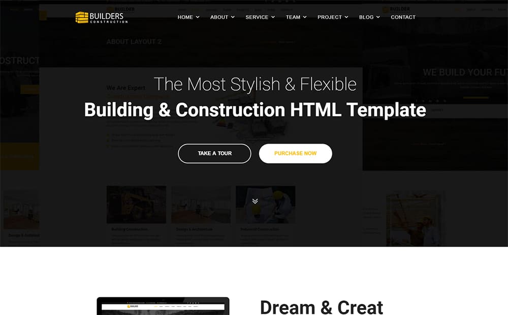 Builders - Construction Company HTML5 Theme