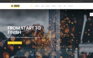 HTML5 Construction Company Website Templates