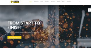 HTML5 Construction Company Website Templates