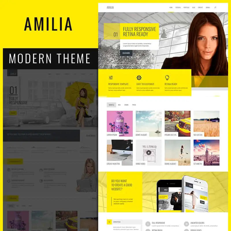 Amilia - Multipurpose Corporate & Creative Joomla Theme