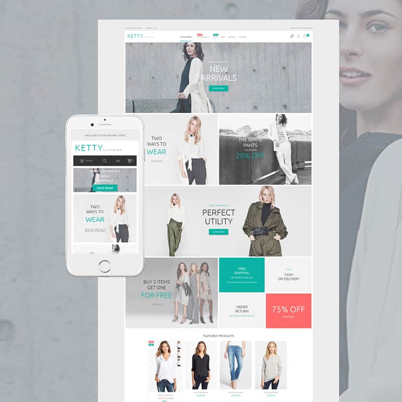 Ketty - Fashion & Clothing Store Magento Theme