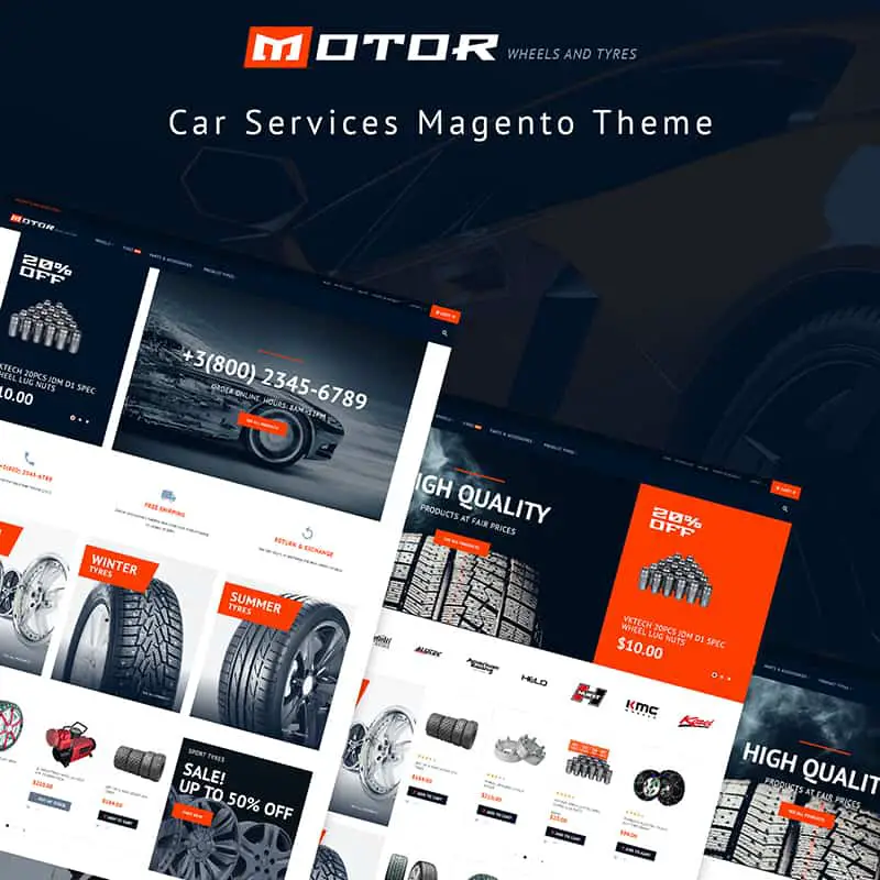 Motor - Car Services Magento Theme